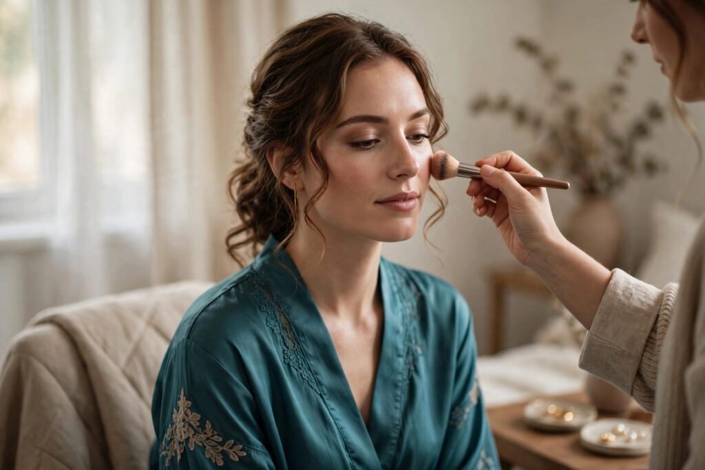 Bridal glam in Myrtle Beach by Dirty Derm